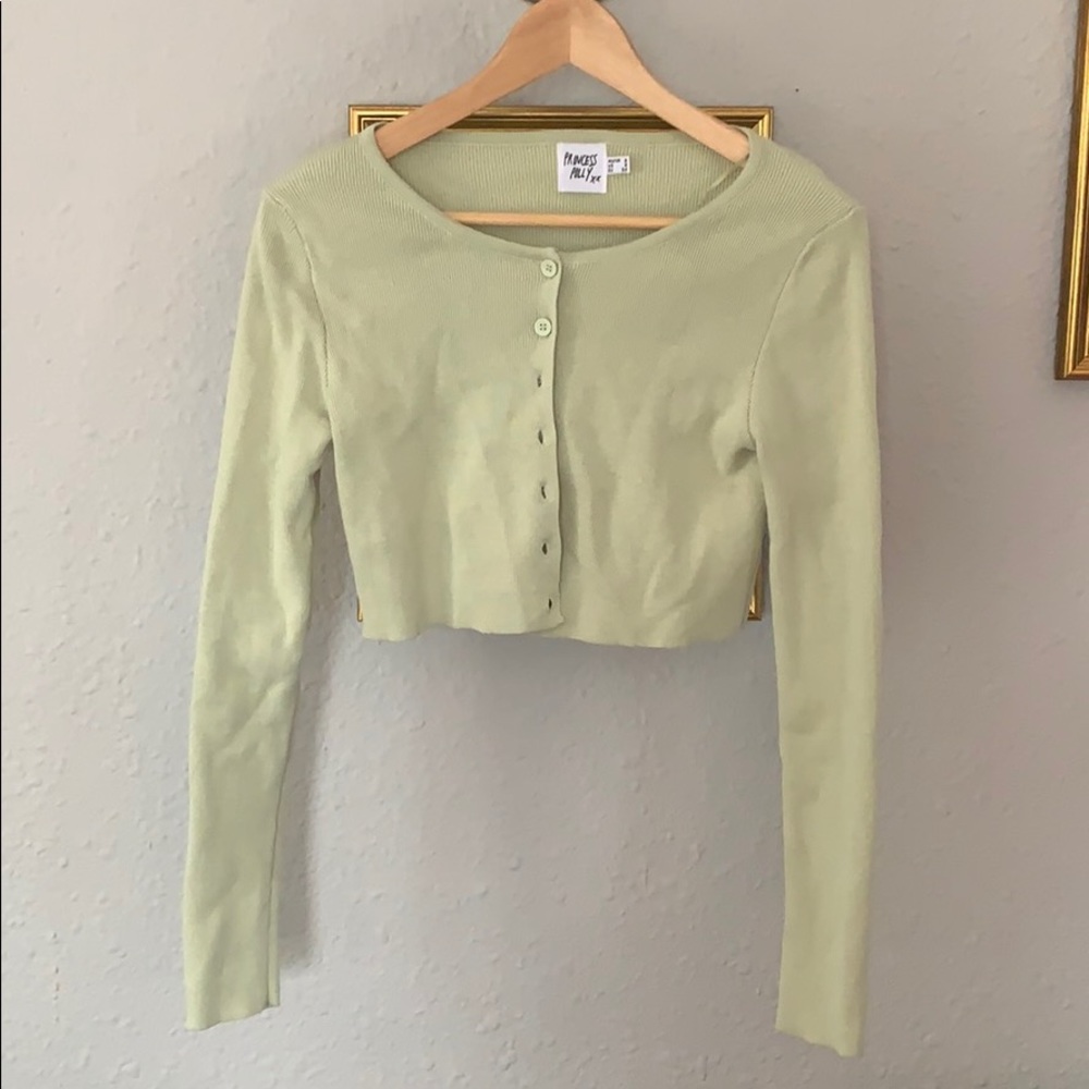 Princess Polly crop bottom sweater